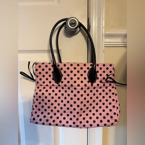 BLANCO Pink Polka Dot Tote Bag